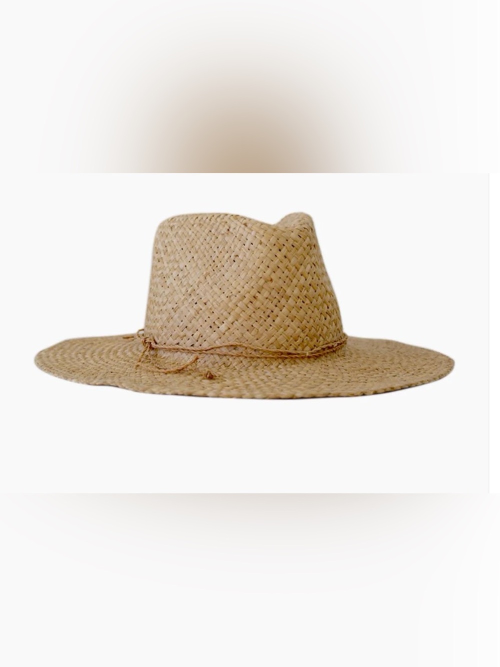 Vitamin A Natural Straw Wide-Brim Fedora Hat